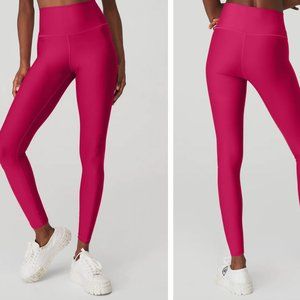 NWT - ALO YOGA 7/8 HIGH-WAIST AIRLIFT LEGGING - Magenta Crush - Medium